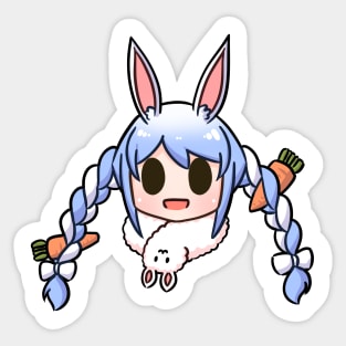 Usada Pekora chibi head Sticker